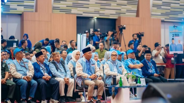 Rahmat Mirzani Djausal - dr. Jihan Nurlela saat Menghadiri Debat (Foto: Dok. Pribadi/Ist)