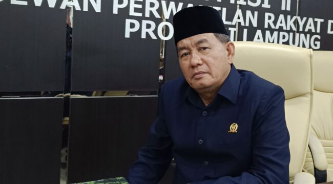 Amrullah, Anggota Komisi II DPRD Provinsi Lampung asal Fraksi PKS soroti anggaran OPD Mitra Komisi II. 